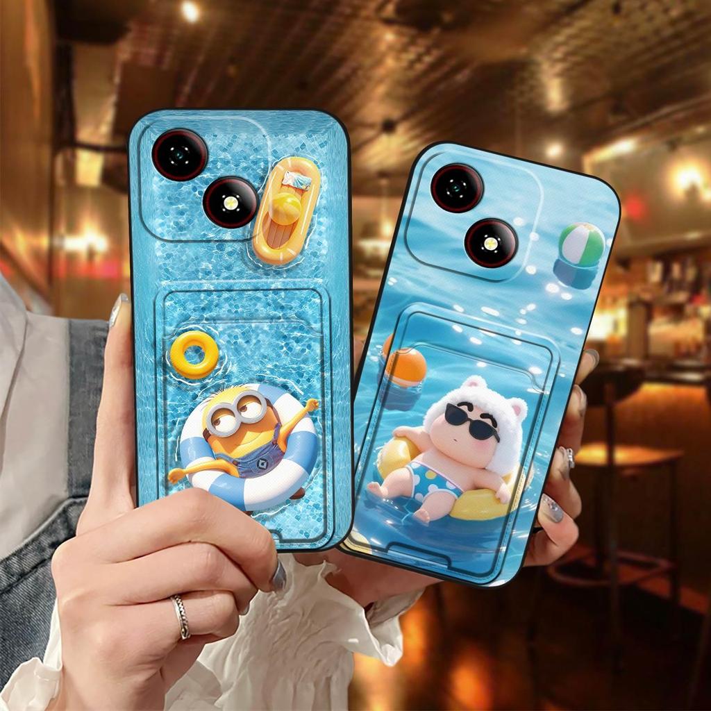ป้องกัน Graffiti เคสโทรศัพท์สําหรับ ZTE Blade A35E TPU กันกระแทกปกหลัง Soft Case กันน้ํา Anti-knock 