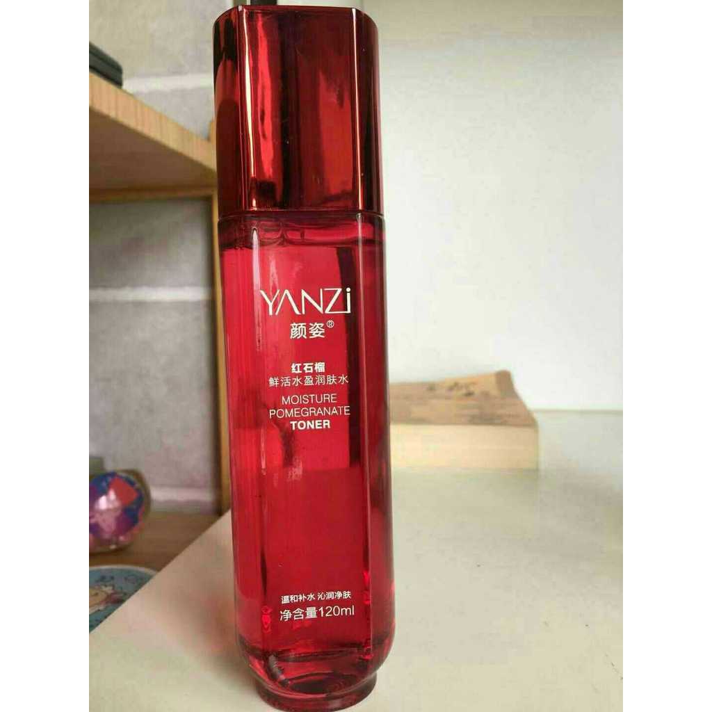 สต็อกพร้อม#颜姿化妆品红石榴系列洁面膏保湿霜乳液润肤水眼霜BB霜精华液补水ld666
