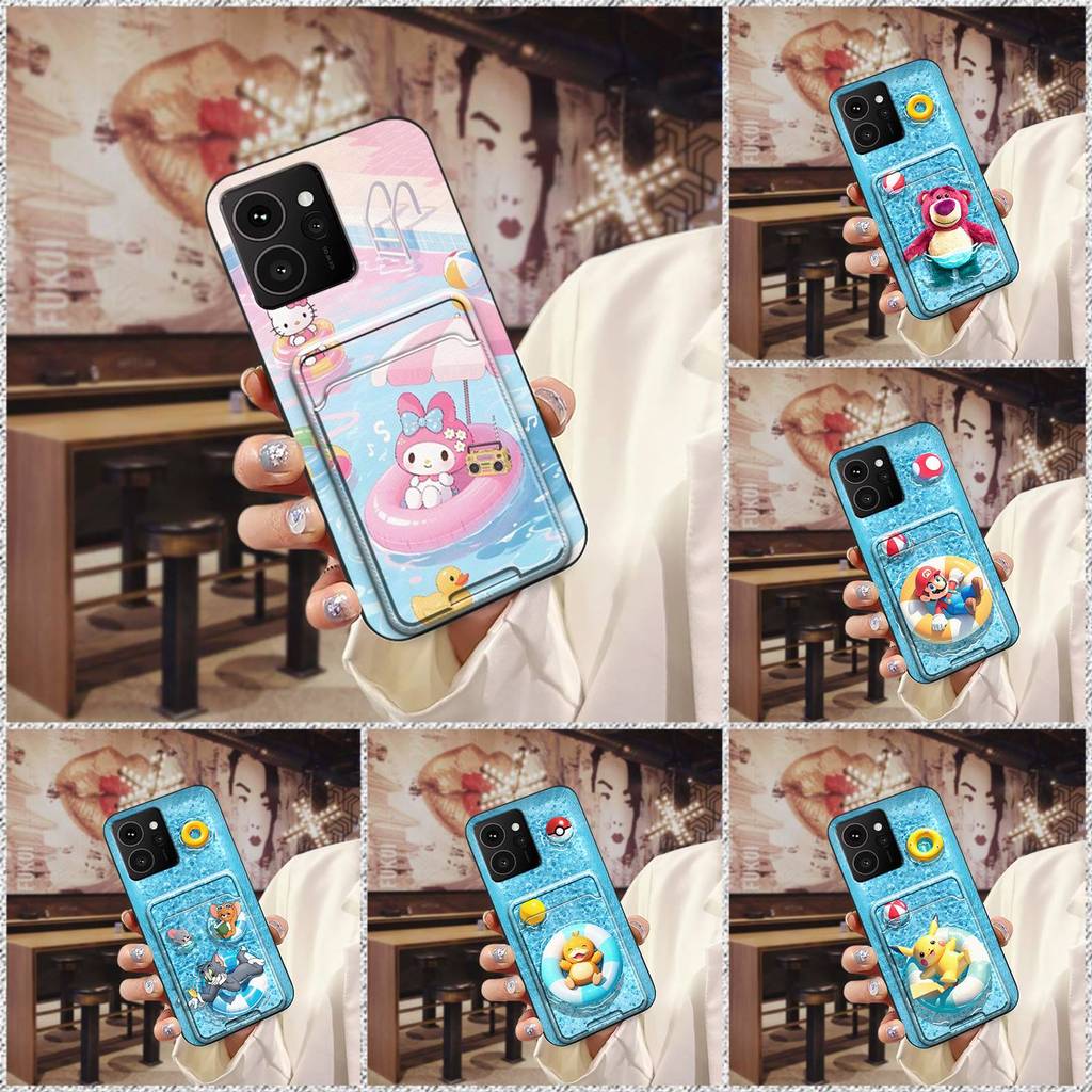 ปกน่ารักเคสโทรศัพท์สําหรับ Nokia HMD Skyline Soft Case TPU Graffiti ฝาหลังช่องใส่การ์ดแฟชั่นออกแบบกั