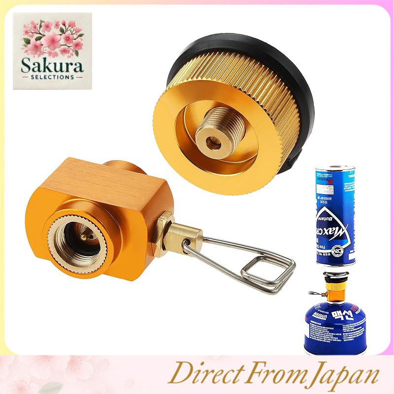 Surieen Gas Filling Adapter CB Can to OD Can Cassette Refill Conversion Adapter Gas Adapter Stove Co