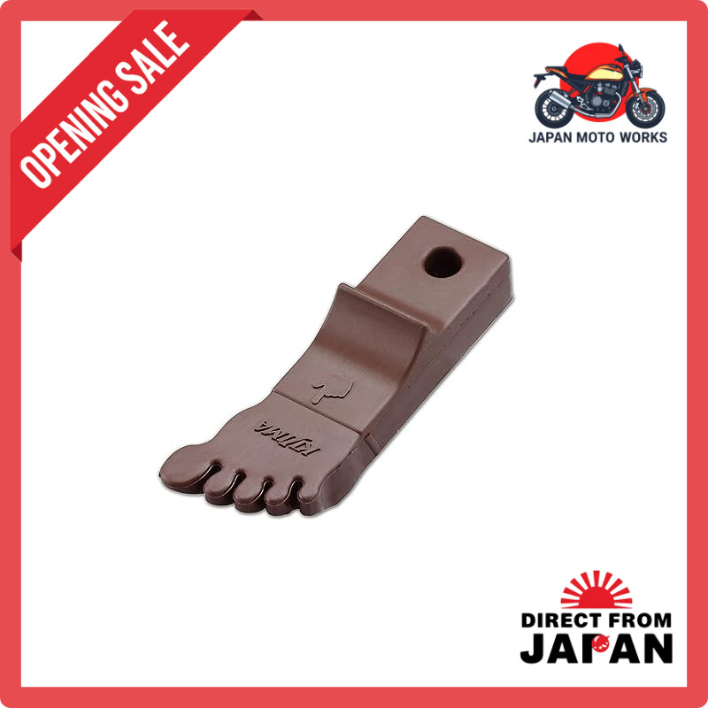 Kijima Motorcycle Side Stand Rubber (Foot Shape) - Black/Red for Super Cub & Cross Cub