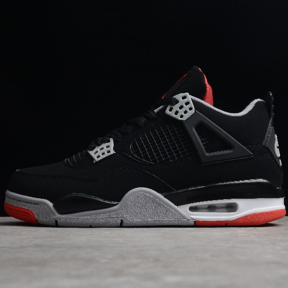 Air 4 Retro Retro Bred รองเท้าบาสเก็ตบอลผู้ชายและผู้หญิง AJ4 รองเท้ากีฬา 308497-060