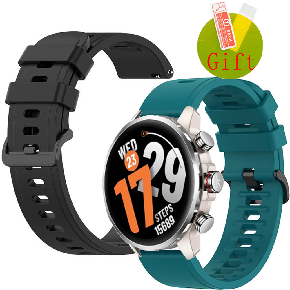 Kieslect Kr3 สายรัดซิลิโคน Band สายรัดข้อมือสําหรับ Kieslect Kr 2 pro ฟิล์มกันรอยหน้าจอสร้อยข้อมืออุ