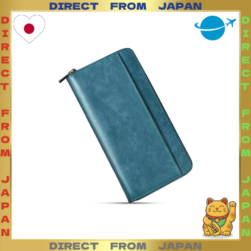 【DIRECT FROM JAPAN】[Kawaoto] Men's Wallet Long Wallet Genuine Pueblo Leather Made in Japan Large Cap