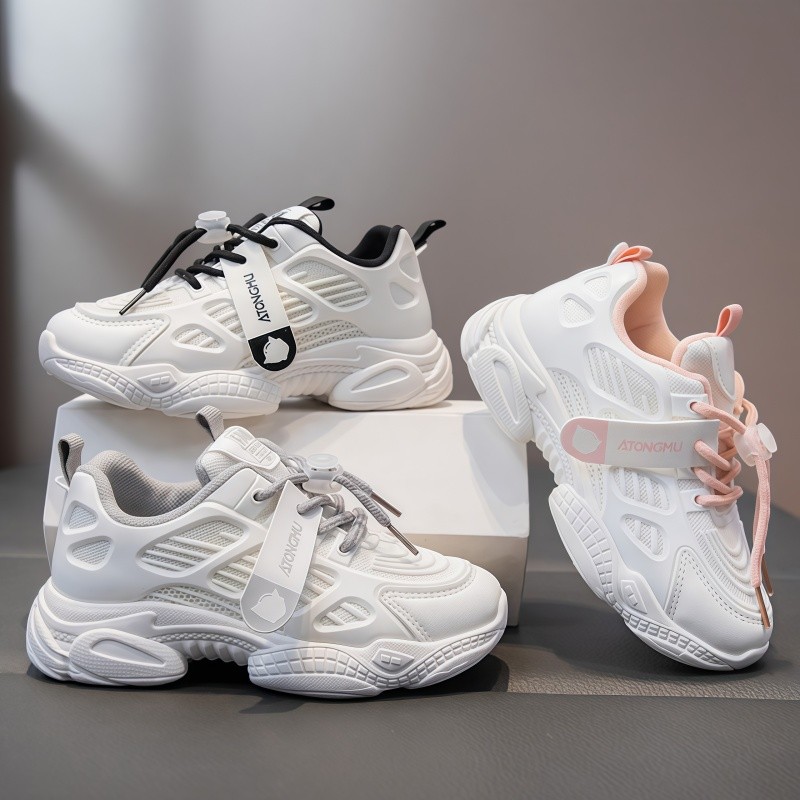 【BKK Delivery】รองเท้ากีฬาเด็ก เบาสบาย-ระบายอากาศ ทนทานสูง สำหรับเด็กชาย-หญิง วัย 7-14 ขวบ - รูปที่ 4