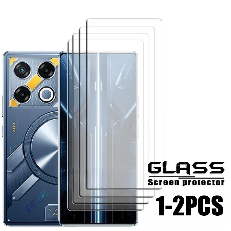 1-2 ชิ้นโทรศัพท์ป้องกันหน้าจอสําหรับ itel A04 A05s A48 A49 A50 A50C A60 A60s A70 A80 A90 Anti Fall ง