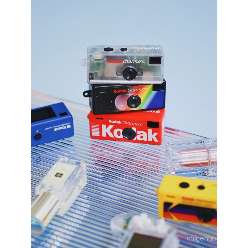 พร้อมสต็อก Kodak/Kodak Charmera พวงกุญแจ 1987 กล้องดิจิตอลขนาดเล็กกล้องกล่องปริศนา CCD