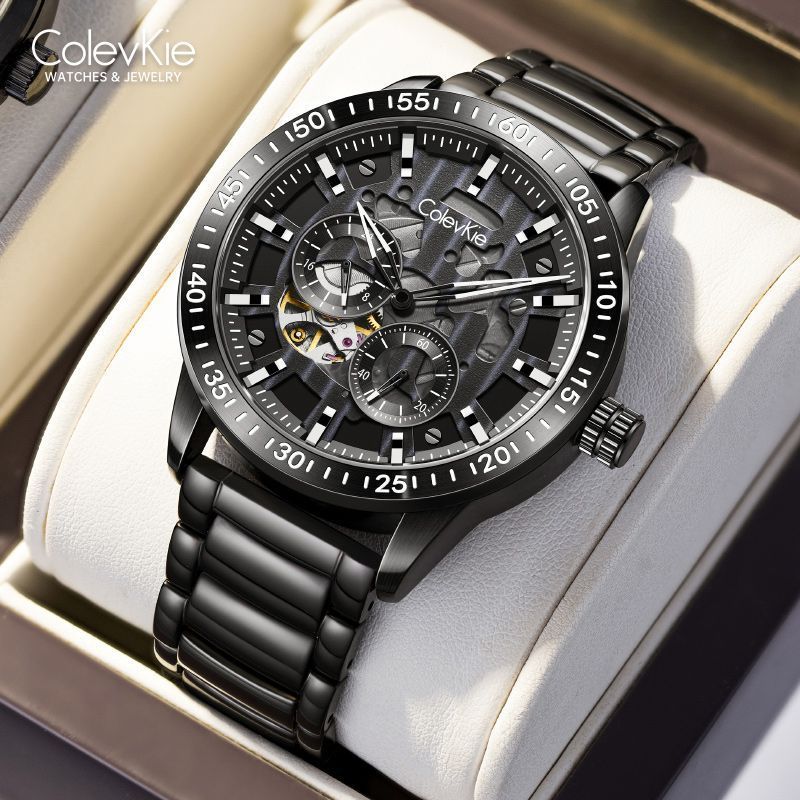 กวางโจว Wechat Trading Co., Ltd. ColevKie Brand Official Flagship Store นาฬิกาผู้ชายใหม่นาฬิกากลไกกล