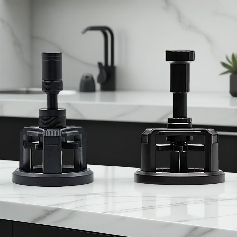 เข็มเกลี่ยผงกาแฟ 58 มม. ปรับระดับความลึกได้ตามต้องการ ไม่ทิ่งรอย ใช้กับเครื่องชงกาแฟ รุ่นธรรมดา สีขาว สีดำ