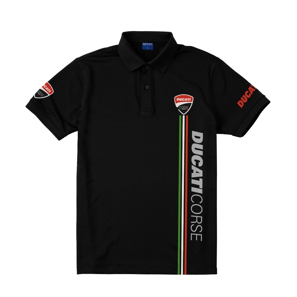 S-3XL Ducati Racing Polo T-Shirt - Premium Cvc Crocodile T-Shirt - Athletic Style - 4Man Storevn