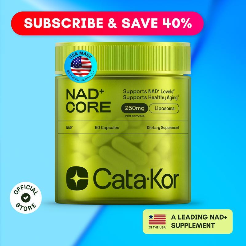A-Kor NAD+ Core - NAD+ เพื่อสุขภาพ Aging และ Energy - เสิร์ฟละ 250 มก. - 60 นับ (30 วัน) - ผลิตภัณฑ์