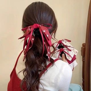 โบว์ครึ่งผูก cute hairpin เครื่องประดับผมสำหรับ 여성