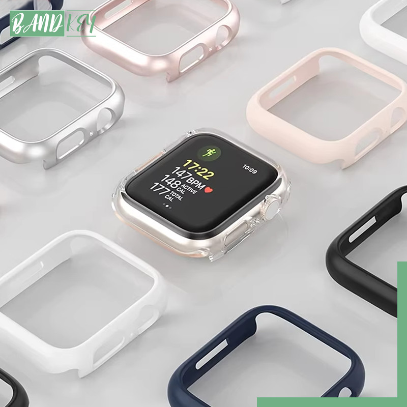 ฮาร์ดพีซีป้องกันกรณี for Apple Watch IWatch Ultra/SE 3 2 49mm Series 11 10 9 8 7 6 46 45 44 42 40มม อุปกรณ์ป้องกันหน้าจอ ราคา ถูกที่สุด ดีลบีเคเค