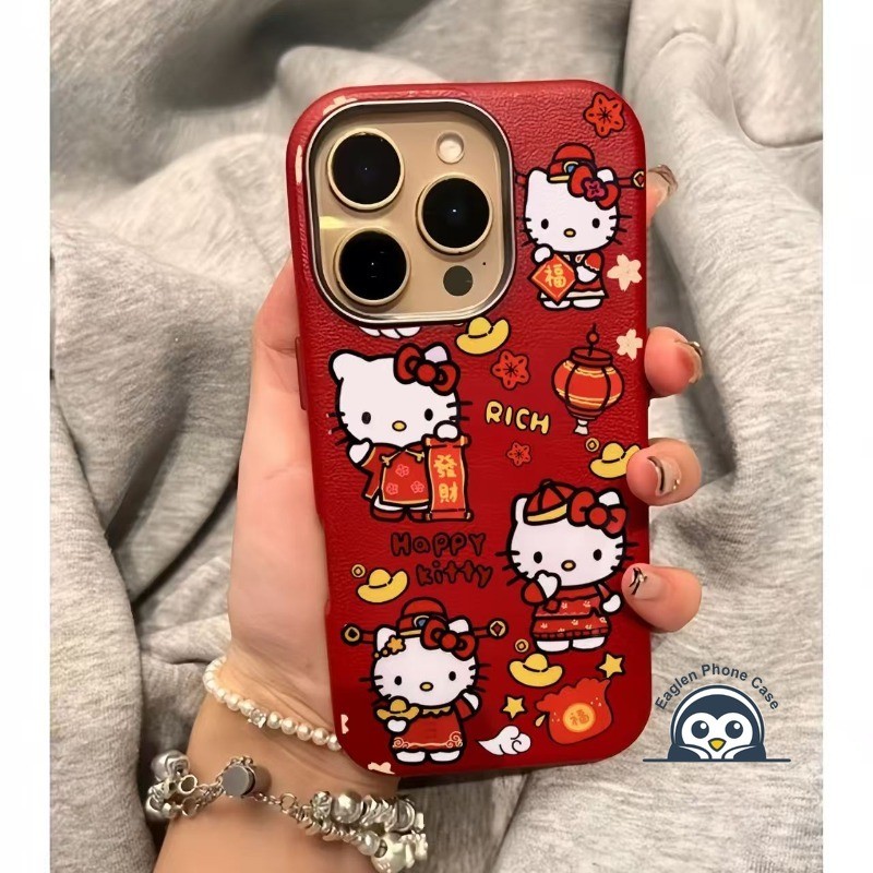 ปีใหม่แมวสาวหนังPUเคสโทรศัพท์สําหรับVivo Y31 Y21D Y27 Y27s Y18 Y18s Y18E Y19S Y28 Y28s Y38 Y58 Y73 Y