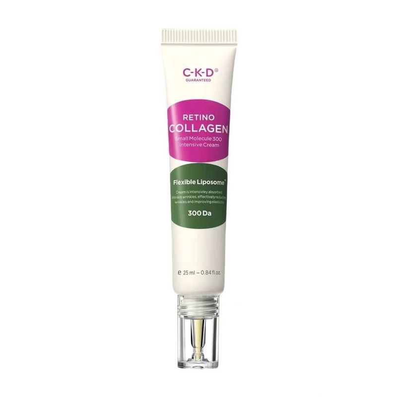 เกาหลี เกาหลี CKD Retinol คอลลาเจนคอครีมกระชับคอริ้วรอย Care Anti-Wrinkle Night Cream 25ml ความงาม S