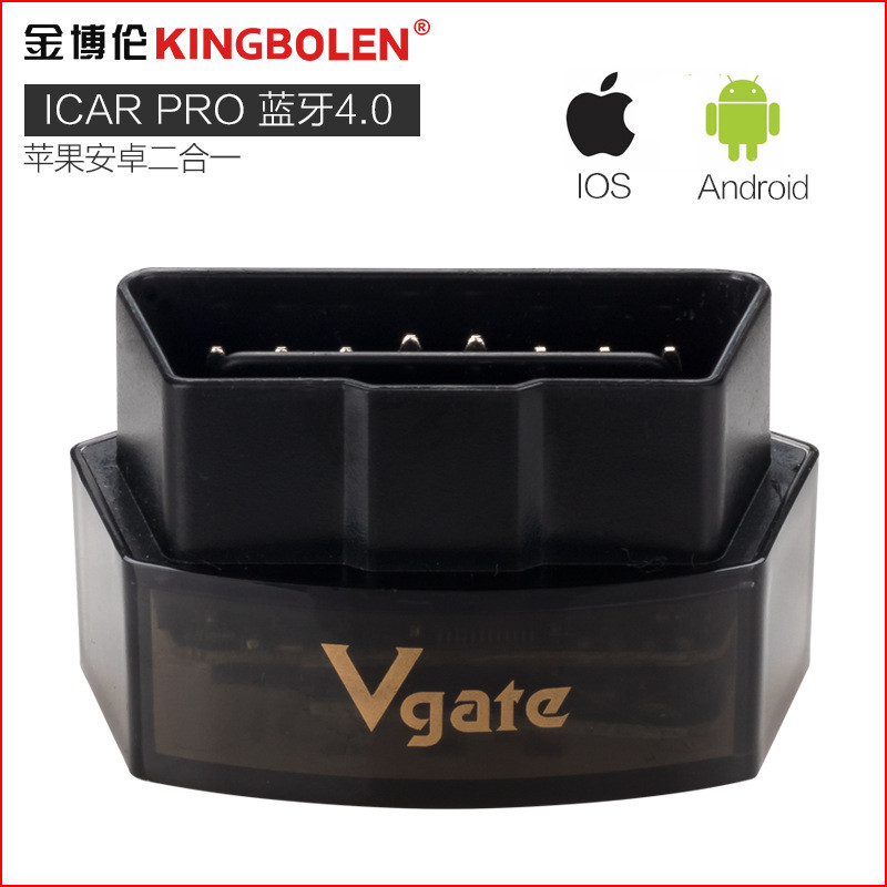 Vgate iCar Pro OBDII 4.0 รองรับบลูทูธการตรวจสอบรถยนต์การนอนหลับพลังงานต่ํา