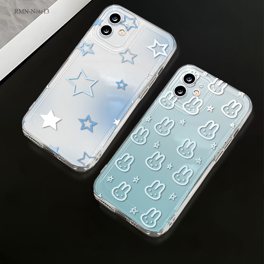 เคสนุ่มเ For Xiaomi Redmi Note 13 12 11S 11 10 10S 9 8 Pro 4G 5G เคสเรดมี เคสโทรศัพท์โปร่งใส KK