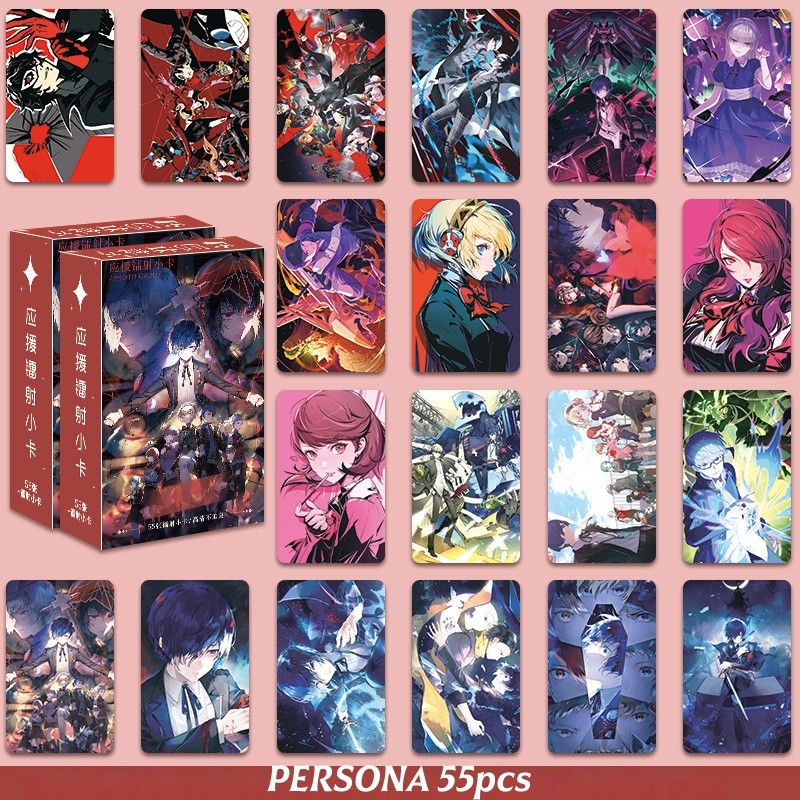 55pcs มังงะ Manhwa PERSONA สําหรับ All Time Laser Lomo การ์ด Threatential Quintuplets พิเศษ 2 Hologr