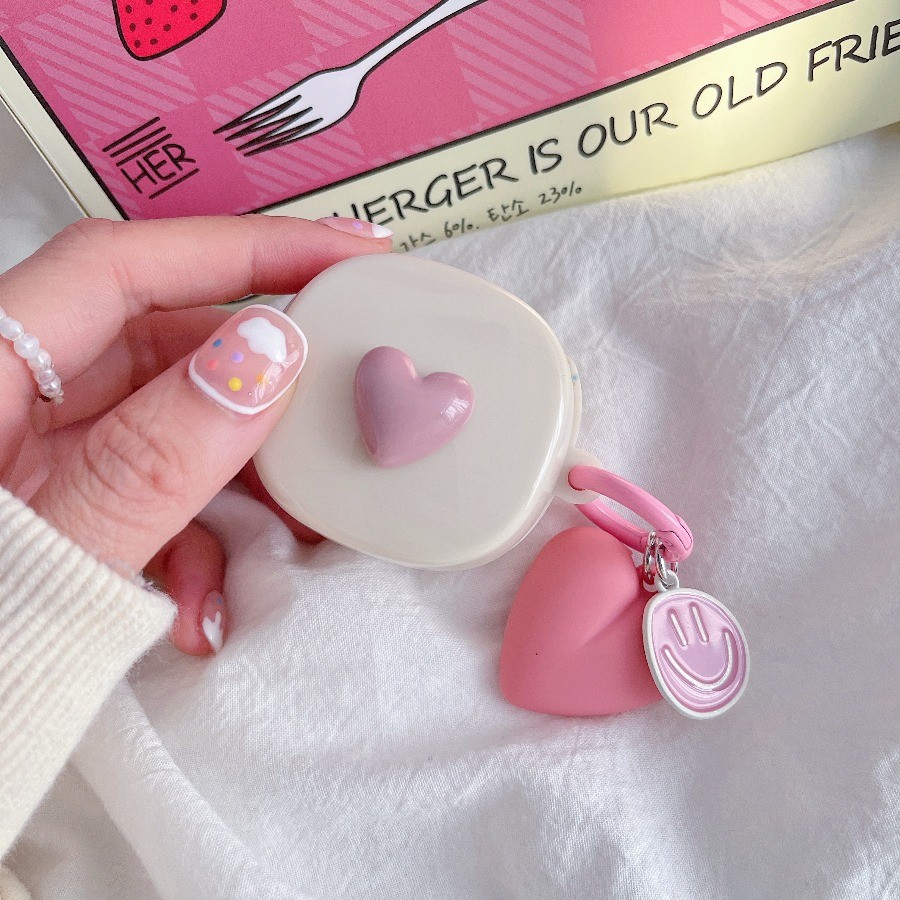 Ins love สําหรับ Soundcore R50i NC / K20i / R60i NC / R50i กรณี keychian & ซิลิโคนหูฟังสําหรับ Sound