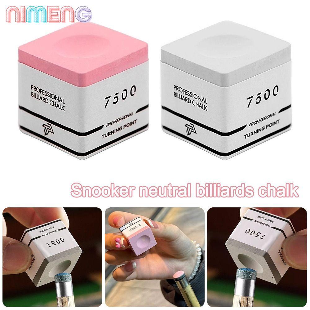บิลเลียดชอล์ก TP7500 สีชมพูกับเทา ผงละเอียดสำหรับเกมส์บิลเลียดและสควาร์สนุ๊กเกอร์