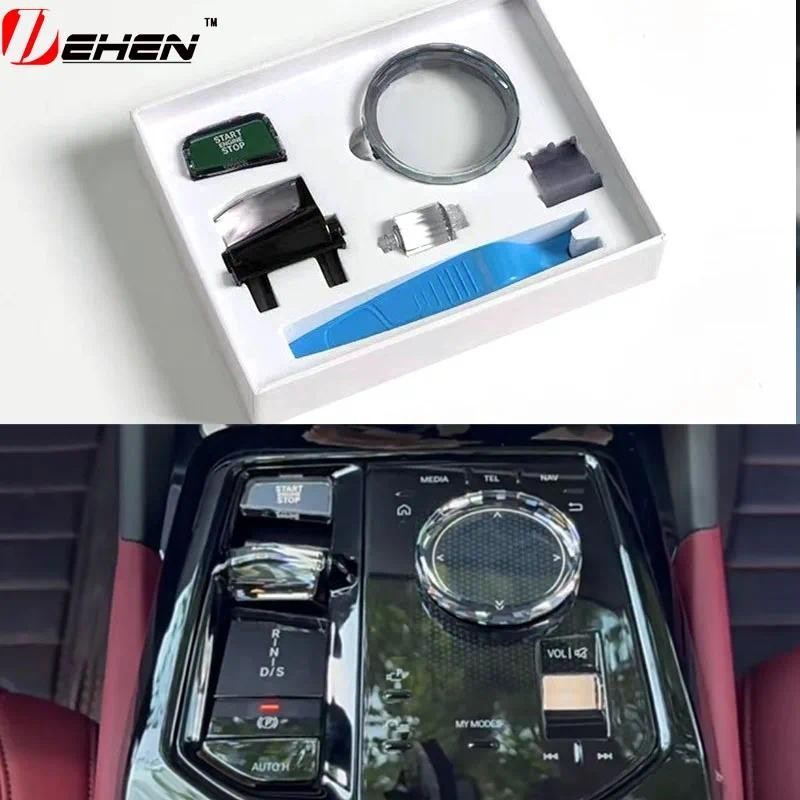 Fit สําหรับ BMW 5 / 7 Series G60 G61 i5 i7 iX G70 2024 2025 ใหม่คริสตัลเกียร์ Shift Knob Stick Handl