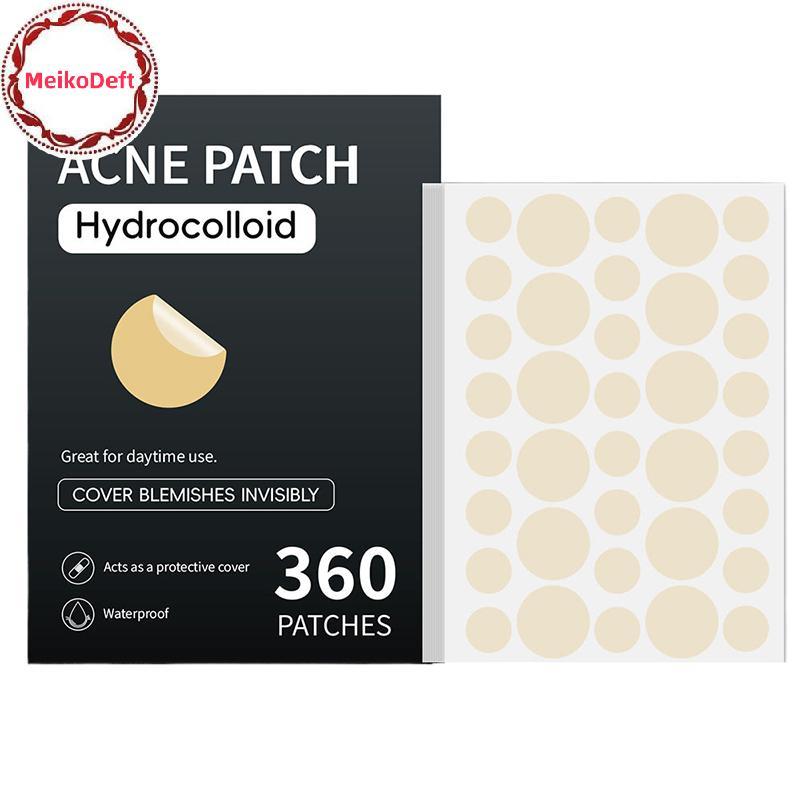 MeikoDeft 360PCS สิว Patch สิวที่มองไม่เห็น Skin Care Stiers คอนซีลเลอร์ Face Spot เครื่องมือแต่งหน้