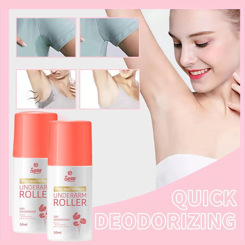 (ซื้อ 1 TAKE 1) Whiteningg Underarm Roll-On Deodorant Under Arm Deo Roll On