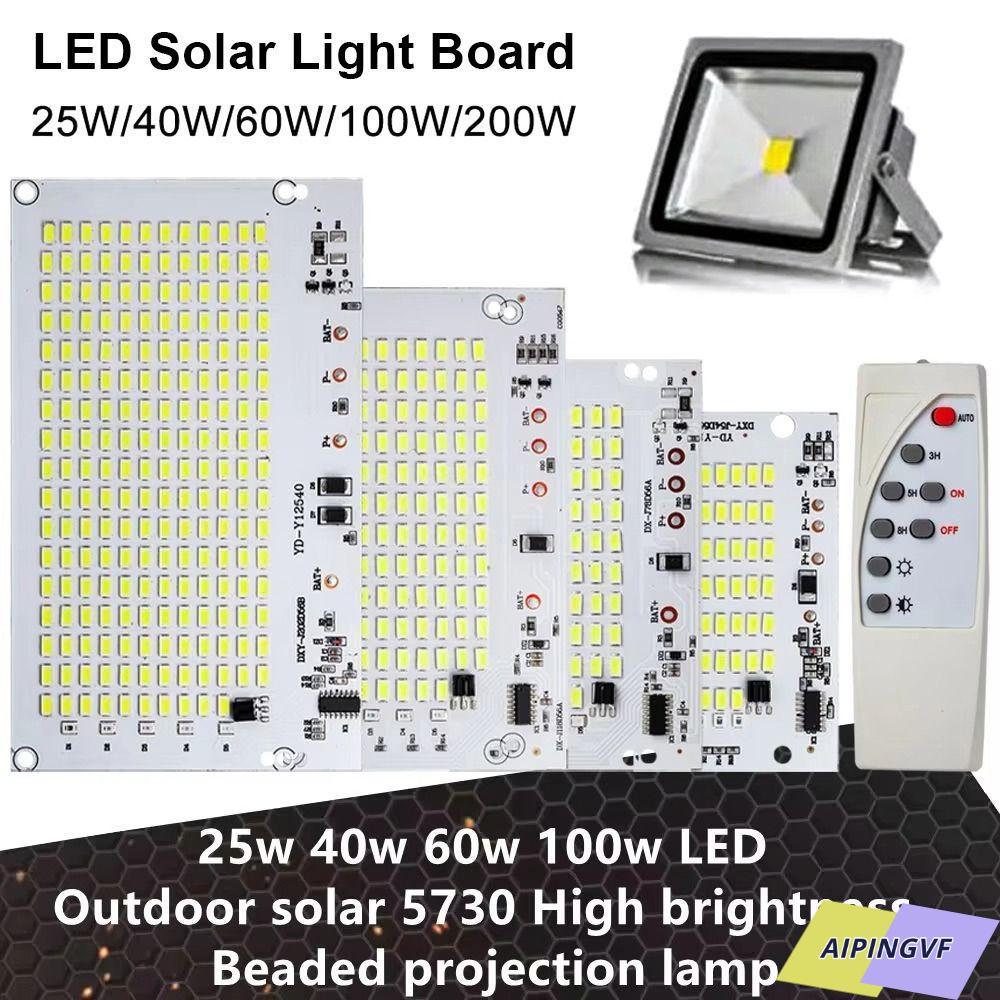 AIPINGVF 1 ชิ้นแหล่งกําเนิดแสง, 25/40/60/100/250 วัตต์ SMD5730 บอร์ดไฟ LED, แสงสีขาวความสว่างสูงพร้อมรีโมทคอนโทรล Floodlight