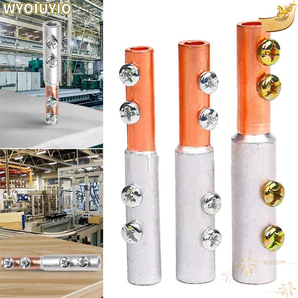 WYOIUYIO 1 ชิ้นทองแดง-อลูมิเนียมเปลี่ยนหลอด, Splice Sleeve Docking Terminal Transition Joint, GTL-16