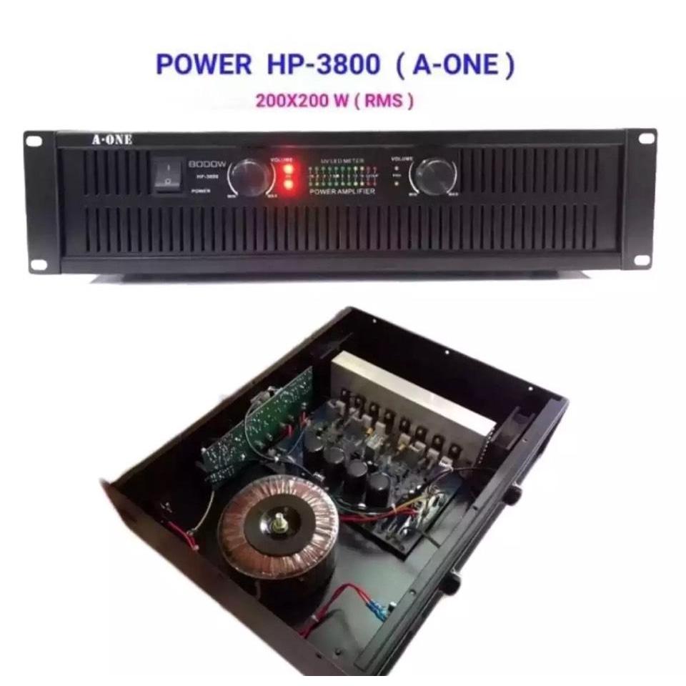 Lxj Professional Power Amplifier CHASSIS เพาเวอร์แอมป์200W 200W HP-3800