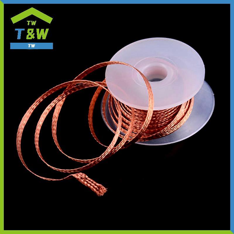 T&W 1PC 3.0 มม.1.5M 3.0M Desoldering Braid Solder Remover Wi Wire Repair เครื่องมือใหม่ {vn}