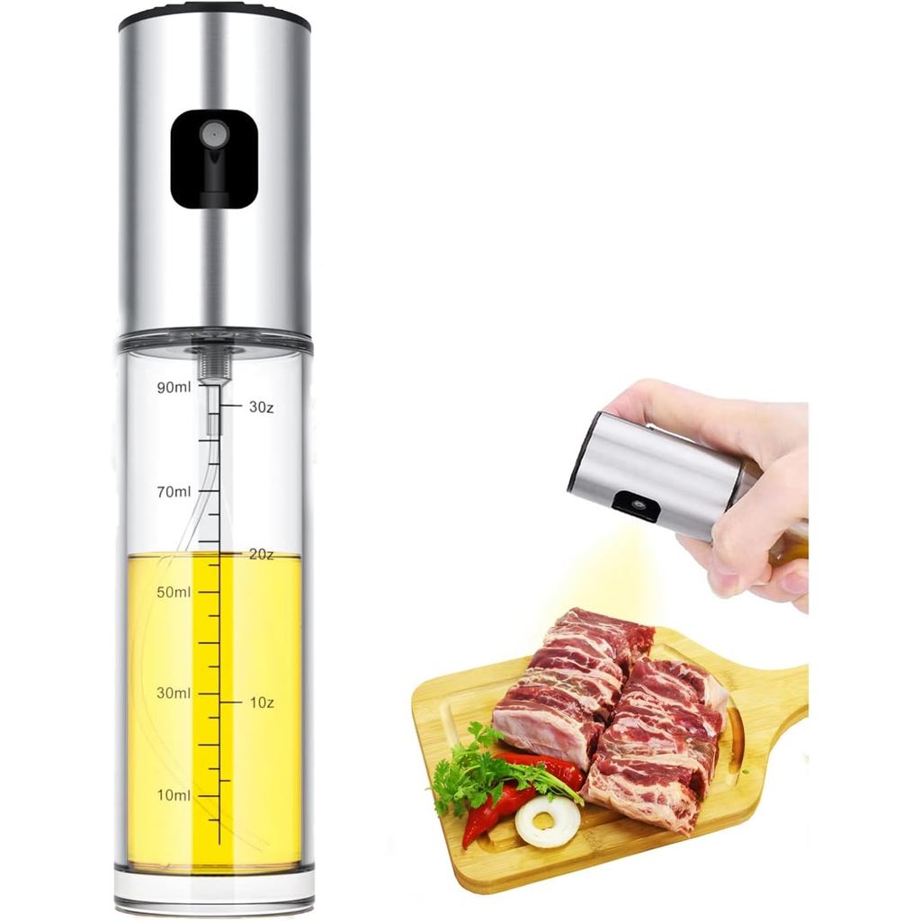 Oil Sprayer for Cooking,100ml Olive Oil Spritzer,Oil Sprayer for Air Fryer, Salad,BBQ,Roasting