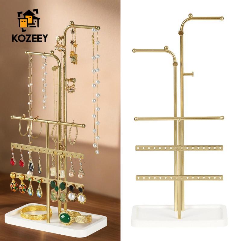 [KOZEEY] เครื่องประดับขาตั้งต้นไม้ Jewlery Tower สําหรับสร้อยข้อมือผูกผมเครื่องประดับผม