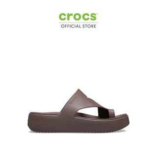 CROCS รองเท้าแตะผู้หญิง GETAWAY PLATFORM TOE LOOP รุ่น 21083…