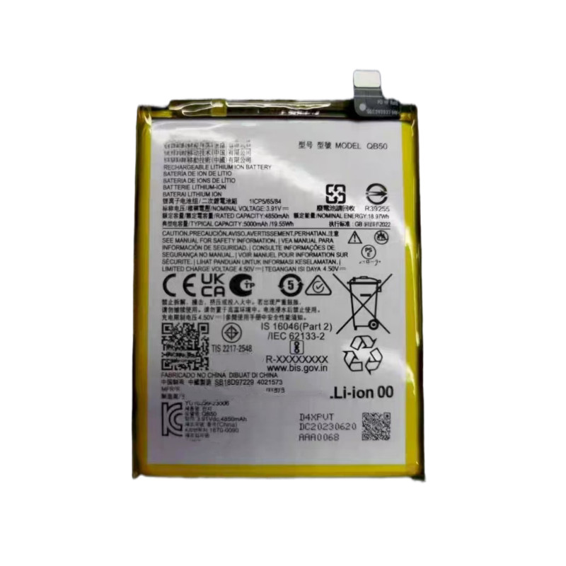 [คลังสินค้าพร้อม] เหมาะสําหรับแบตเตอรี่โทรศัพท์มือถือ Motorola G85 5G XT2347-1/-2 QB50