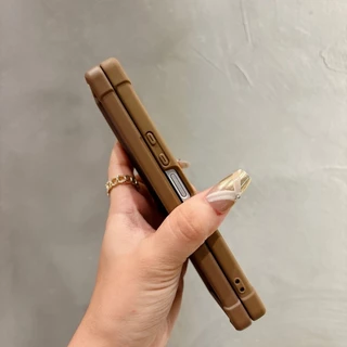 SAMSUNG เคสแม่เหล็กป้องกันมุมสี่มุม สําหรับ Galaxy Z Fold 7/6/5/4 พร้อมที่วางแหวนโลหะ