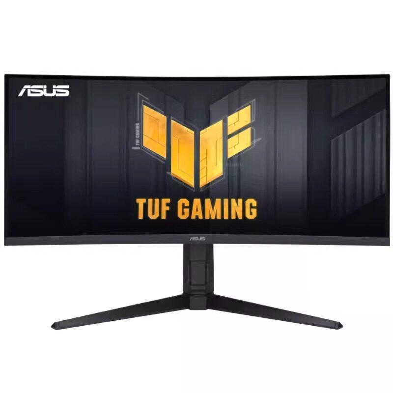 Asus VG34VQL3A หน้าจอปลา 34 นิ้วอุปกรณ์แสดงผลโค้งหน้าจอแสดงผลคอมพิวเตอร์เดสก์ท็อป 180hz