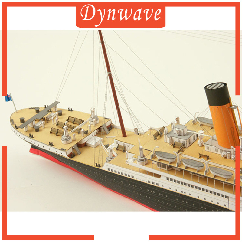 [Dynwave] Titanic Ship Paper Model Kit Education Game Papercraft Desktop Decor Gifts