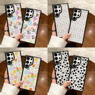 ดอกไม้สีดำ เคส For Samsung A37 A07 A17 A06 A16 A05 A05S A36 …