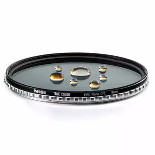 NiSi 40.5-105mm True Color PRO Nano CPL Filter ฟิลเตอร์ตัดแสงสะท้อน ให้สีตรง ประกันศูนย์ไทย 1 ปี