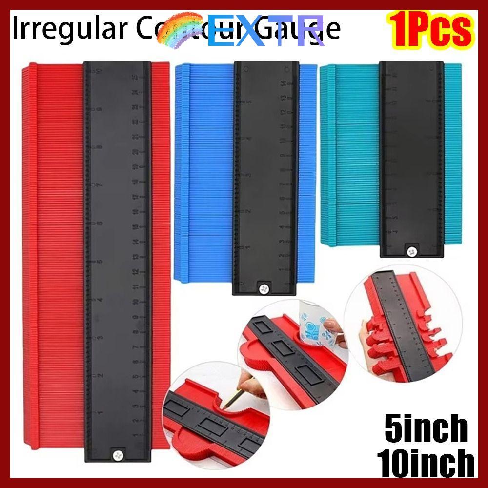 in stockEXTR 1 ชิ้นโปรไฟล์ไม้บรรทัด,ไม้บรรทัดตัดเซรามิค Tiling ใช้ไม่สม่ําเสมอ Contour Gauge,แม่แบบก่อสร้าง 5 นิ้ว 10 นิ้วงานไม้เครื่องมือวัด Contour Duplicator