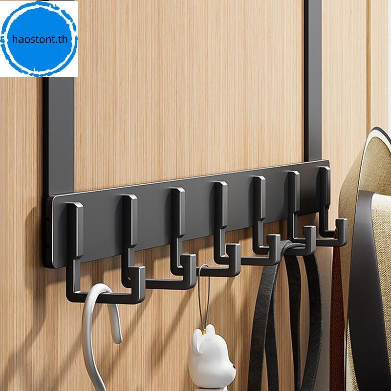Haostont Hooks Over The Door 6 Hooks Clothes Coat Hat Towel Hang Home Bathroom Organizer Ra Holder D