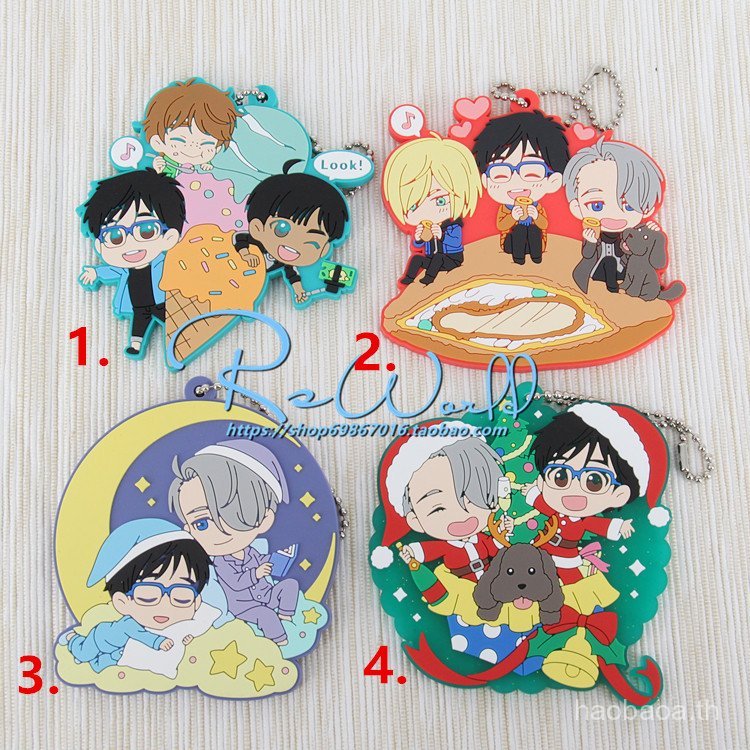 สินค้าใหม่ Daily Order จี้ยางสินค้าจํานวนมาก Yuri On Ice RICH Series 0V7P