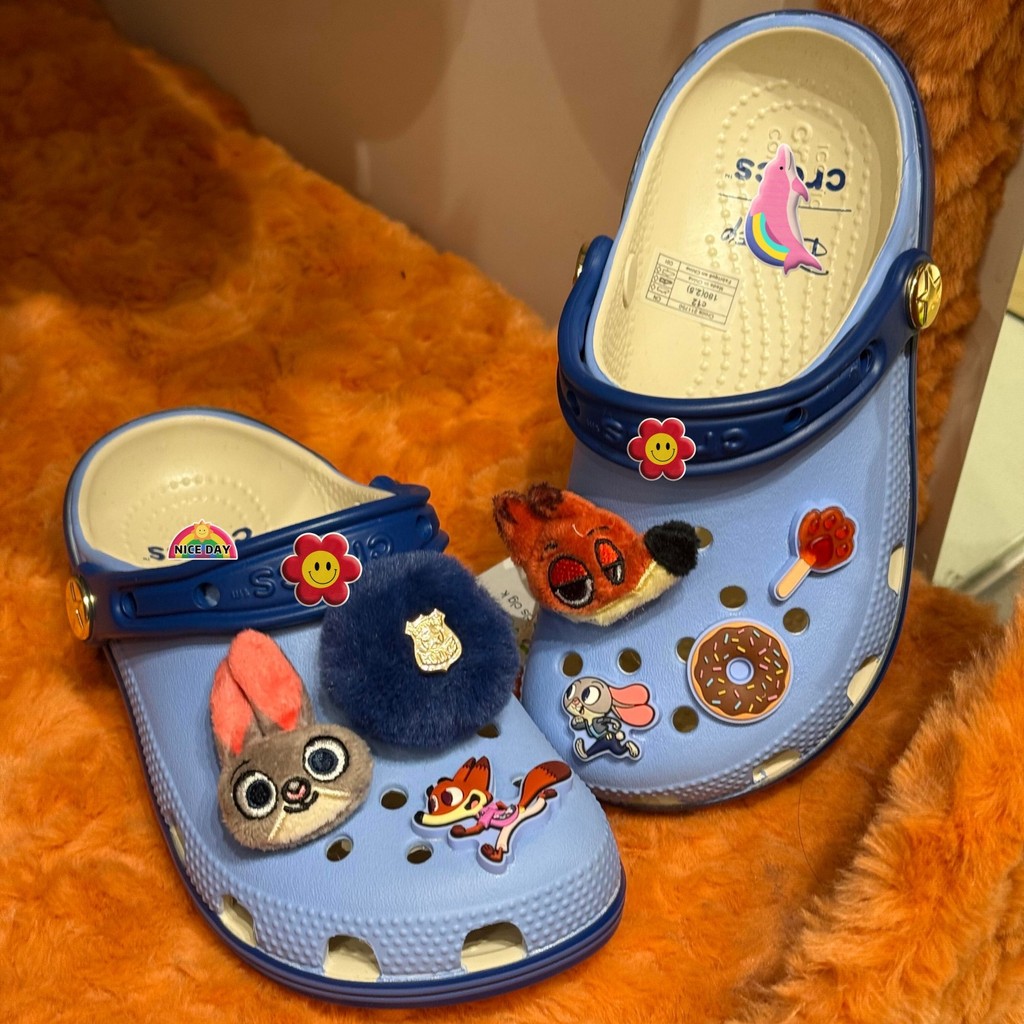 New Zootopia Kids Cartoon Perforated Shoes – Fashion Outdoor Sandals, Durable Trendy Childrens Footwear ราคา ถูกที่สุด ดีลบีเคเค แกลเลอรีภาพที่ 2