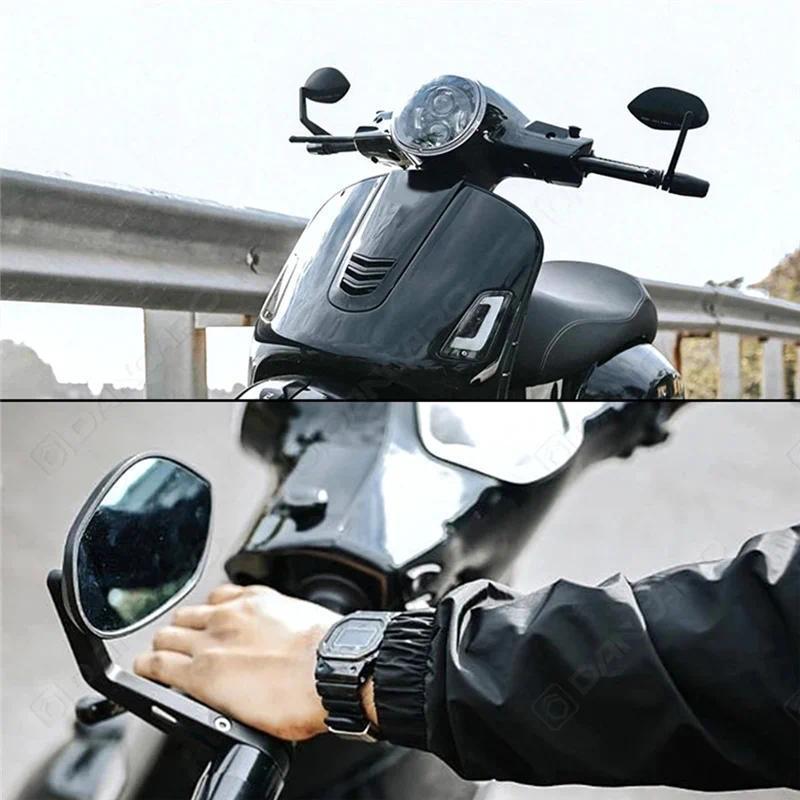 สําหรับ Vespa Sprint 150 S150 GTS300 GTV RA กระจกแฮนด์รถจักรยานยนต์กระจกมองหลัง