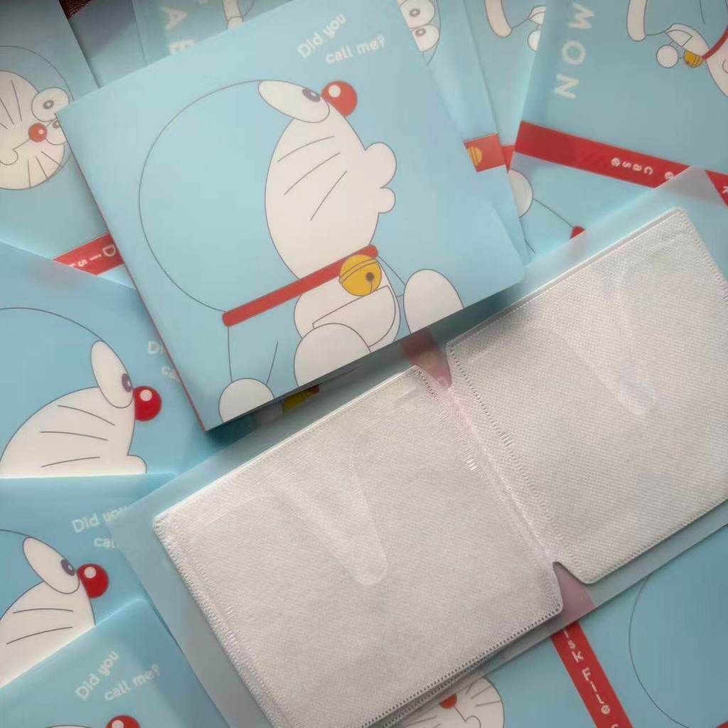 Doraemon CD Organizer ซองจัดเก็บแผ่นเสียงแบบกระดาษเปล่าสำหรับรถ