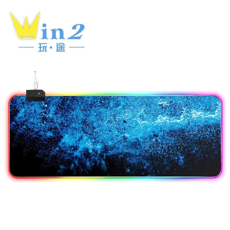 Mousepad rgb Magic Color Mouse Pad LED Gypsophila Luminous Mouse Pad ยาง Luminous Mouse Pad