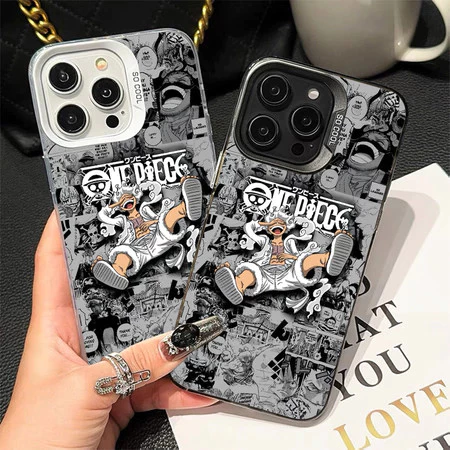 เคสโทรศัพท์ลายลูฟี่จาก One Piece ใช้ได้กับ iPhone 17Air/16/15Plus/14ProMax/12/13Pro/11,X/XR กันกระแทกและกันรอยขีดข่วน