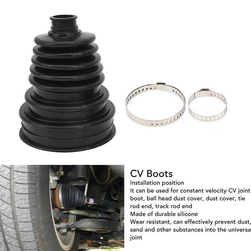 (time) Car CV Boot Kit Constand-Velocity Dust Cover Joint รูปที่ 2