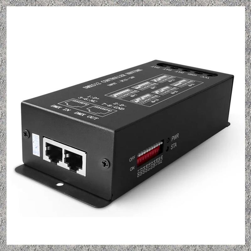 DMX512 H807 RGB LED Controller WS2811 WS2812B WS2813 WS2815 พิกเซล LED Strip Controller Stage Light 